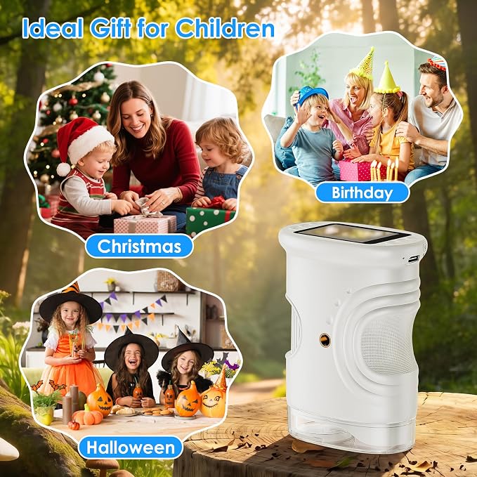 4K 1000X Handheld Digital Microscope for Kids with 2.0" IPS Screen(White) - Image 7