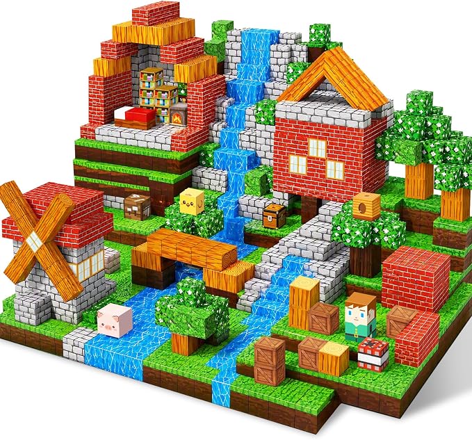 150PCS Magnetic Blocks - 0.8" Magnetic Building Blocks for Kids by Unknown