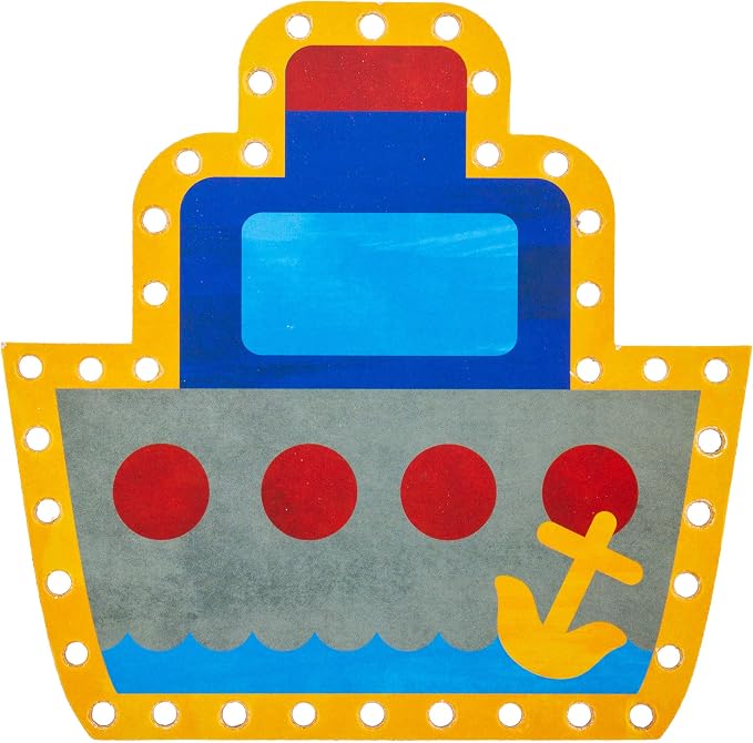 Stephen Joseph Lacing Cards, Transportation - Image 4