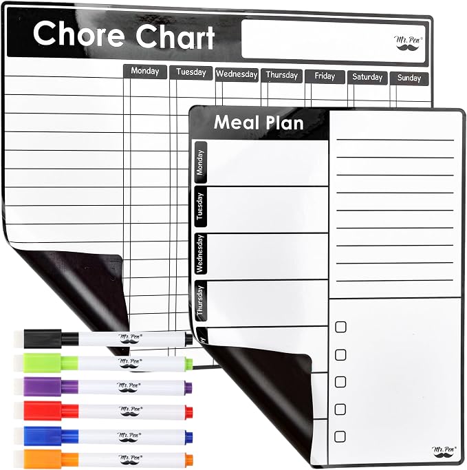 Mr. Pen- Magnetic Dry Erase Chore Chart for Fridge - Image 6