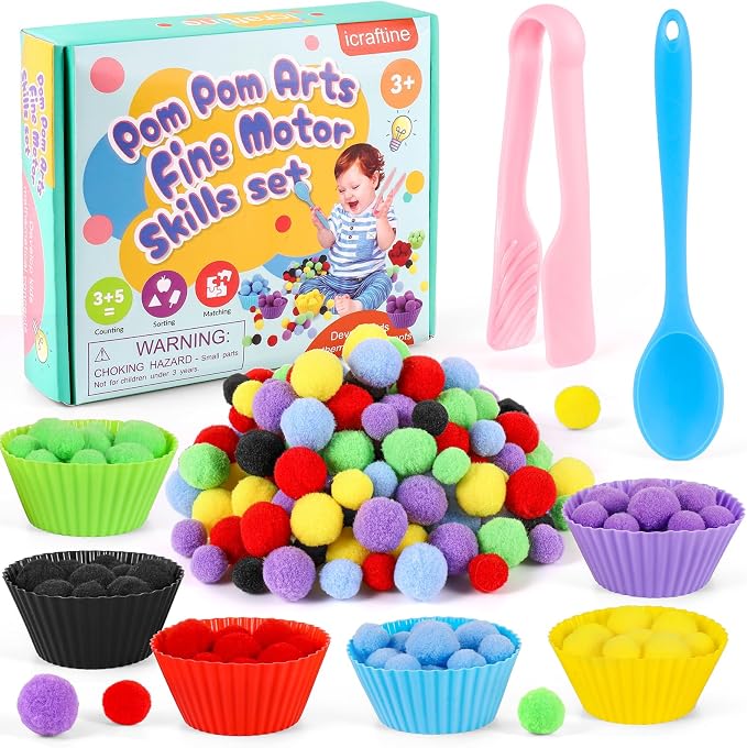 158 PCS Fine Motor Skills Set by iCraftine