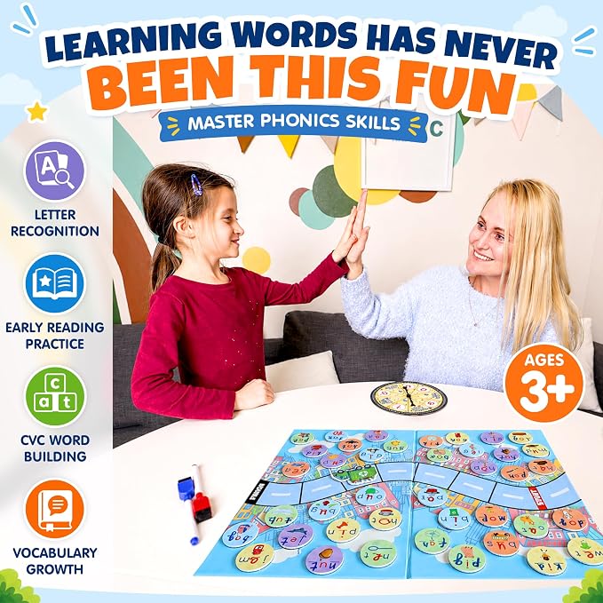 CVC Word Games for Kindergarten, Sight Words & Phonics - Image 5