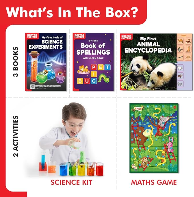 Doctor Jupiter Little Genius Kit for Kids Ages 4+, Educational Learning Toy - Image 2