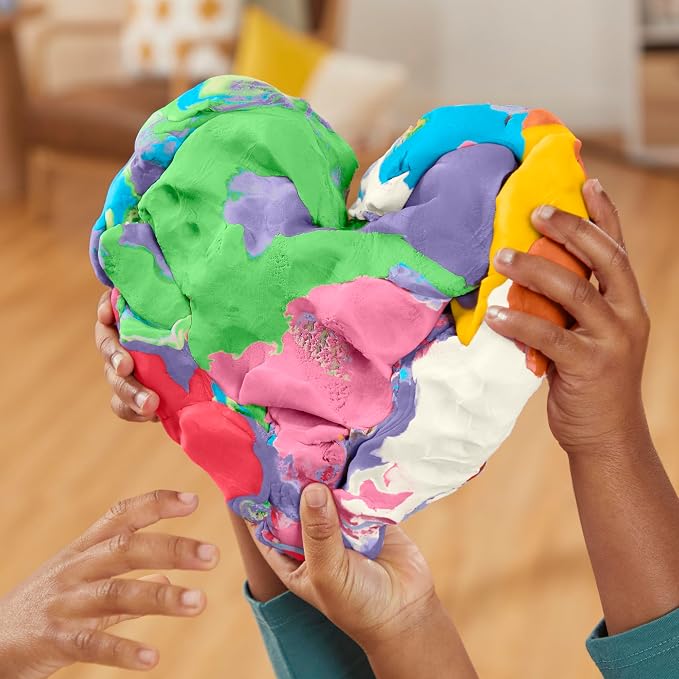 Play-Doh Bulk Pack of 48 Cans, 6 Sets of 8 Modeling Compound Colors, 3oz, Back to School Gifts & Prizes for Students & Classroom, Preschool Toys for Kids, Ages 2+ (Amazon Exclusive) - Image 8