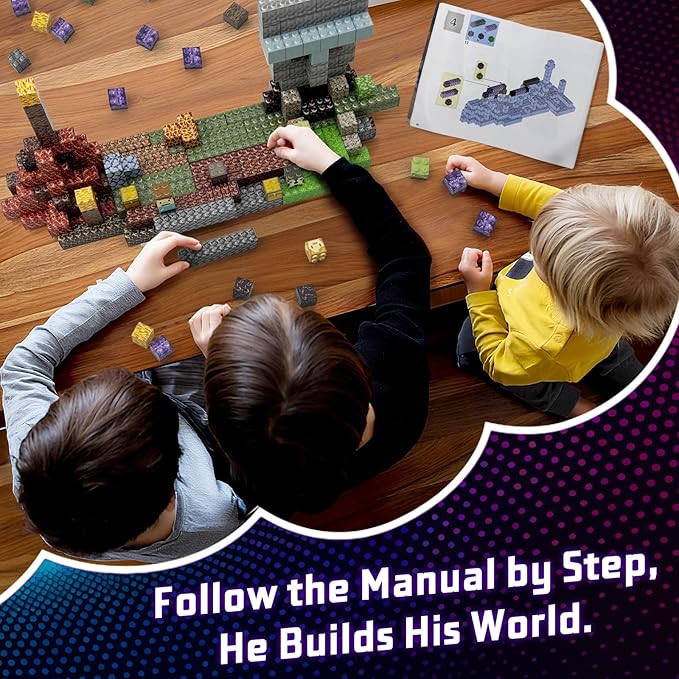 JIMI Building Blocks Set, Premium Interlocking Blocks with Characters & Vivid Scenes - Creative Construction Toy for Kids 6+ & Builders, STEM Learning Toy