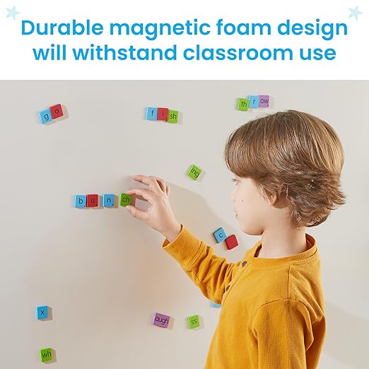 hand2mind Phonics Word-Building Magnetic Letter Tiles, Set of 6, Ages 3+ - Image 5