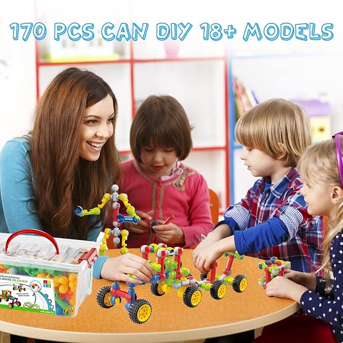 Building Toys for Kids Ages 4-8, STEM Toys for 3 4 5 6 7+ Year Old Boy Gift - Image 3