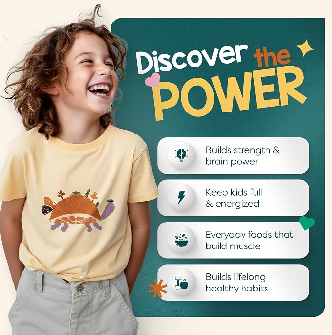 Baketivity Powerful Proteins Kids Nutrition Kit STEM Birthday Gift for Kids - Image 3