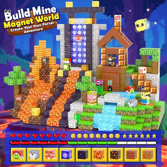 200PCS Magnetic Blocks Educational Toys for Kids Ages 3-5 4-8 3-12 Gifts - Image 3