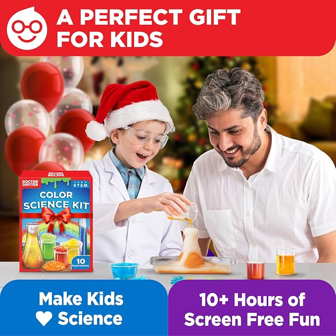 Doctor Jupiter Color Science Experiments Kit for Kids Ages 4+ - Image 9