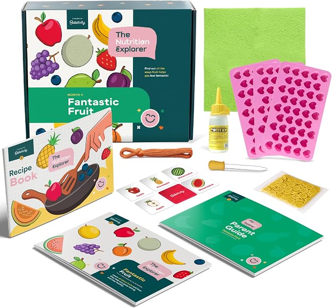 Baketivity Fantastic Fruit STEM Nutrition Kit Birthday Gift for Kids by Baketivity