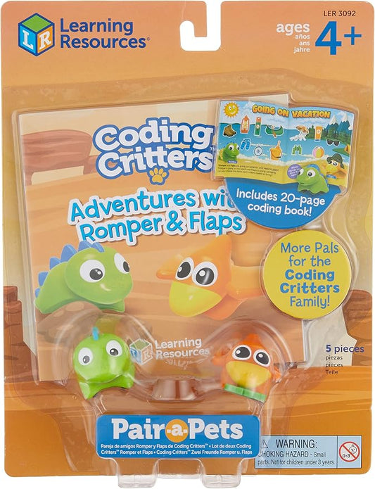 Learning Resources Coding Critters Pair-A-Pets Dinos Romper & Flaps by LearningResources