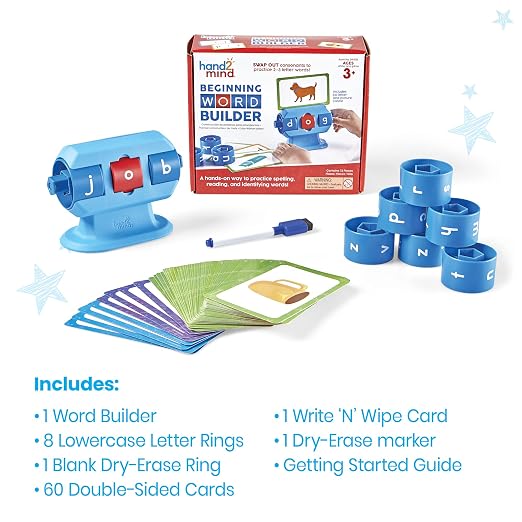 hand2mind Beginning Word Builder, Ages 3+ - Image 7