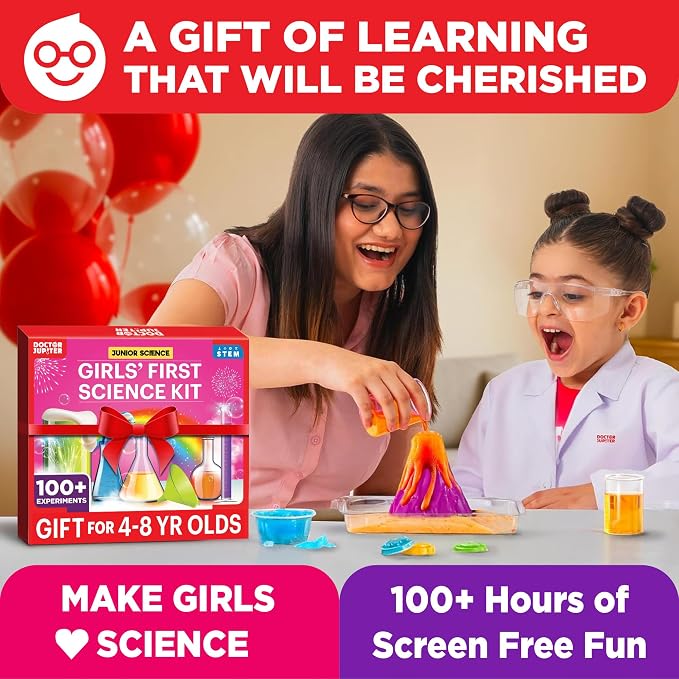 Doctor Jupiter Girls' First Science Experiments Kit for Kids Ages 4+ - Image 9