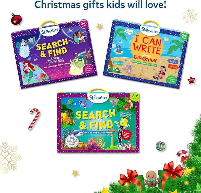 Skillmatics I Can Write PAW Patrol - Reusable Preschool Learning Activities, Educational Toy and Game, Back to School Supplies, Gifts for Students, Kids, Toddlers Ages 3, 4, 5, 6