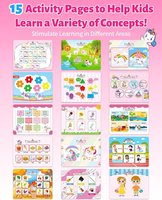 Benresive Busy Book for Toddlers 3-5, Preschool Learning Activities Book - Image 4