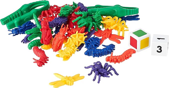 Learning Resources Take 10! Color Bug Catchers, Fine Motor Skills, For 2-4 Players, Ages 3+ - Image 3