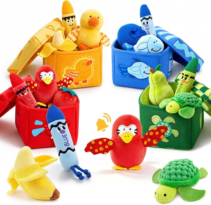 JoyCat Montessori Baby Toys 6-12 Months, 12PCS Sensory Sorting Boxes by JOYCAT