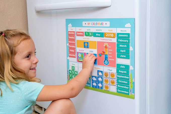 My First Daily Magnetic Calendar for Kids - Image 4