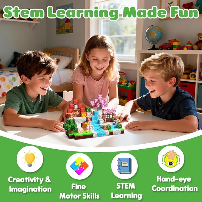 100PCS Magnetic Blocks, Building Cubes, Boys Kids Gifts Toys - Image 6