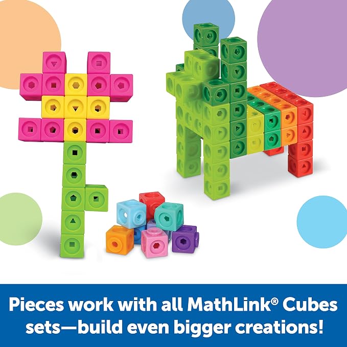 Learning Resources MathLink Cubes Activity Set: Fantasticals - Image 4
