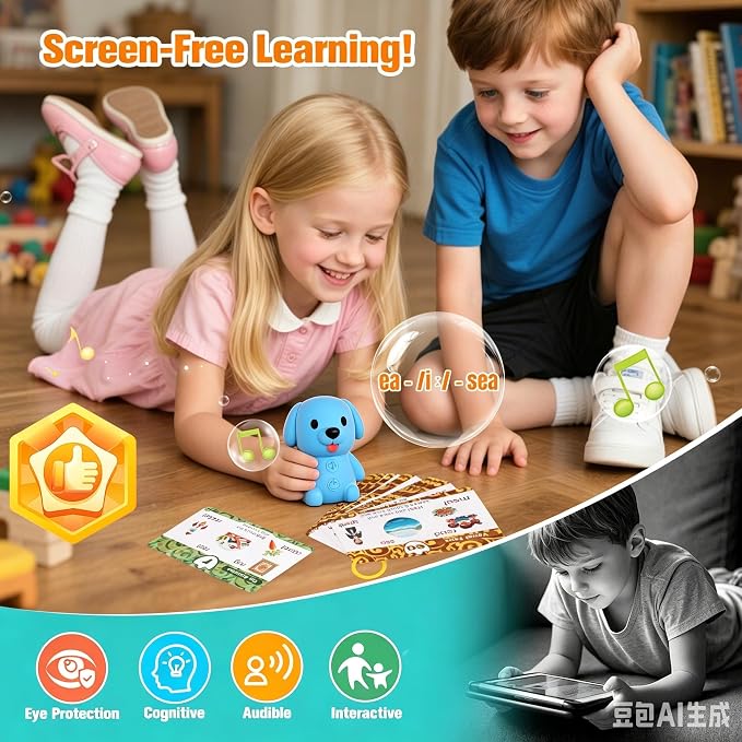 Phonics Flash Cards with Talking Pen for Homeschool Essentials -Hooked on Phonics Games for Kids Ages 4-8 Kindergarten Preschool Learning Activities, Interactive Reader Learn to Read from 21 Stages - Image 3