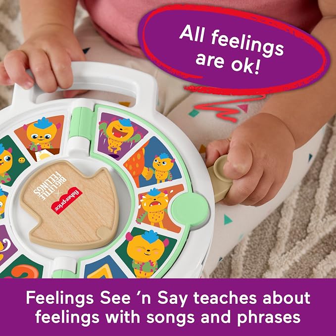 Fisher-Price Toddler Toys Big Little Feelings Calm Down Kit, 4-Piece Set of Activities & Parenting Tips for Social Emotional Development Kids Ages 2+ Years - Image 3