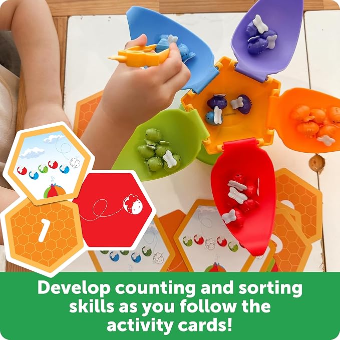 Learning Resources Blooming Balance Bees Fine Motor Sorting Set - Image 3