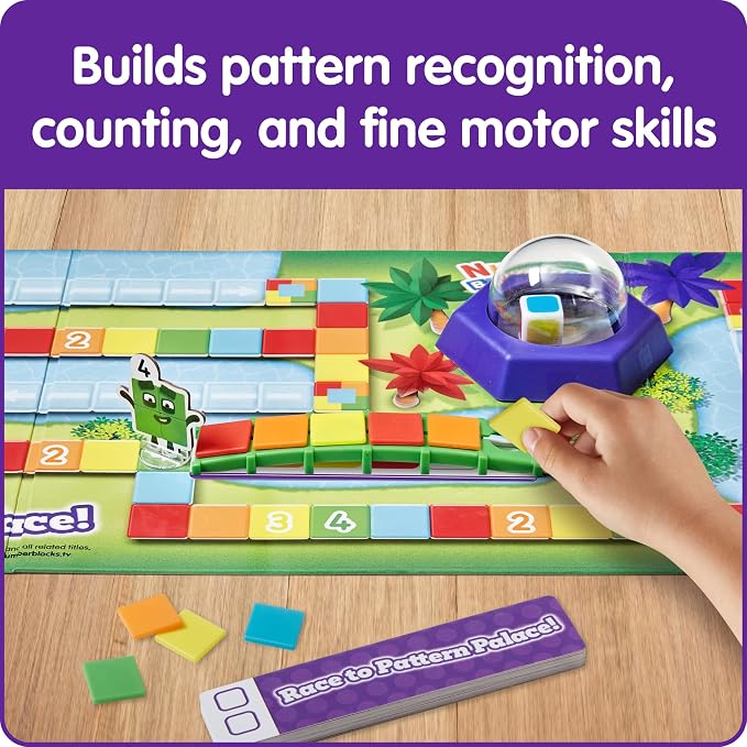 hand2mind Numberblocks Race to Pattern Palace! Board Game, Ages 3+ - Image 5