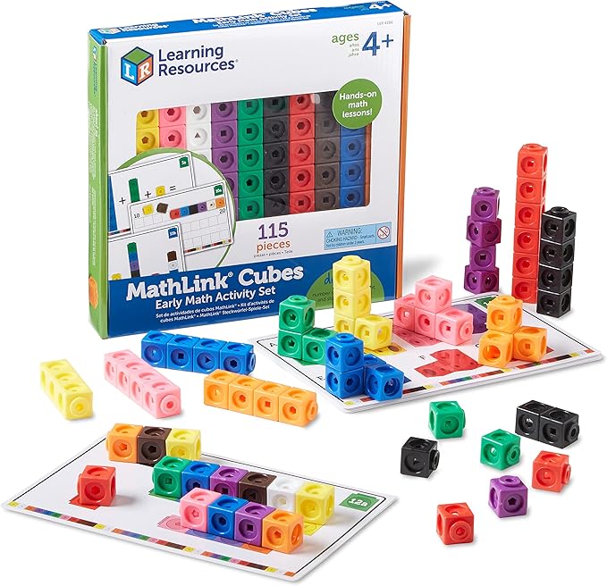 Learning Resources MathLink Cubes Early Math Activity Set by LearningResources
