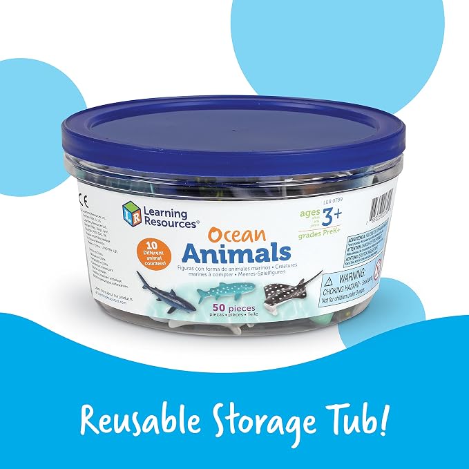 Learning Resources Ocean Animal Counters - Image 5