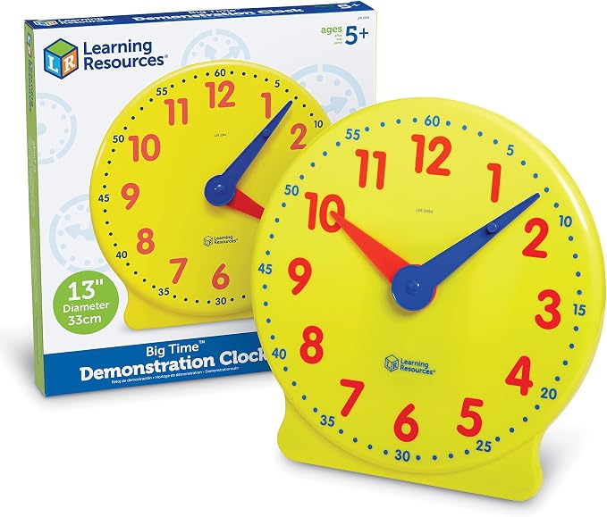 Learning Resources Big Time Demonstration Clock by LearningResources
