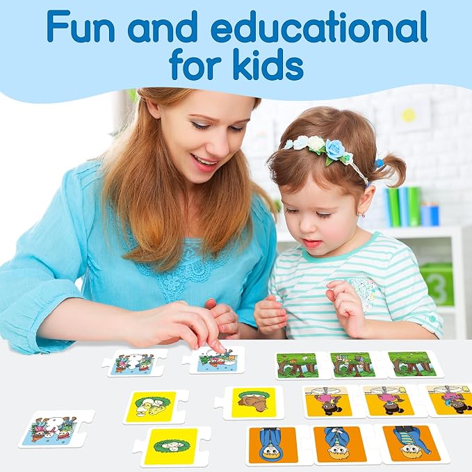 Broytain Sequencing Puzzle Cards,Sequence Game for Kids,Toddler Puzzle,Speech Therapy Toy,Autism Learning Materials,Storytelling,Social Skill,Sentence Building,Learning Activities for 3 4 5 6 Year Old - Image 5