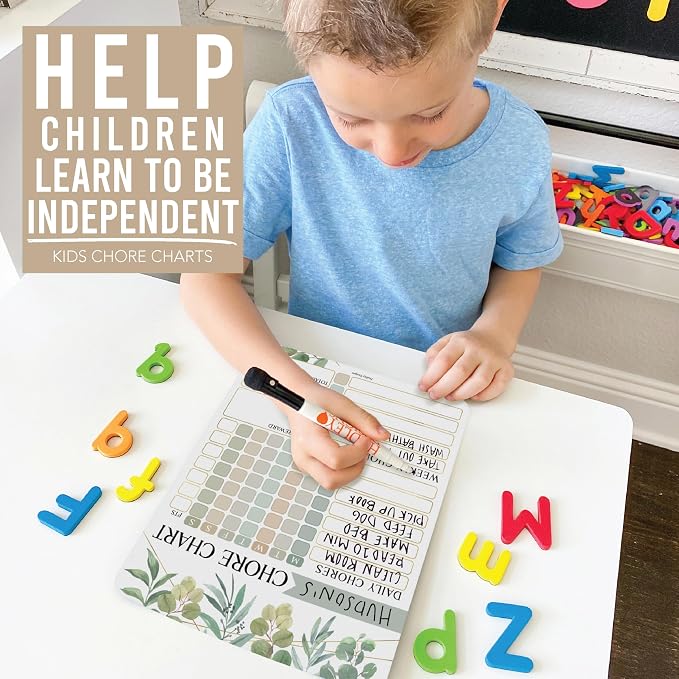 Magnetic Chore Chart for Kids Multiple Kids Chore Board for Home and School - Image 4