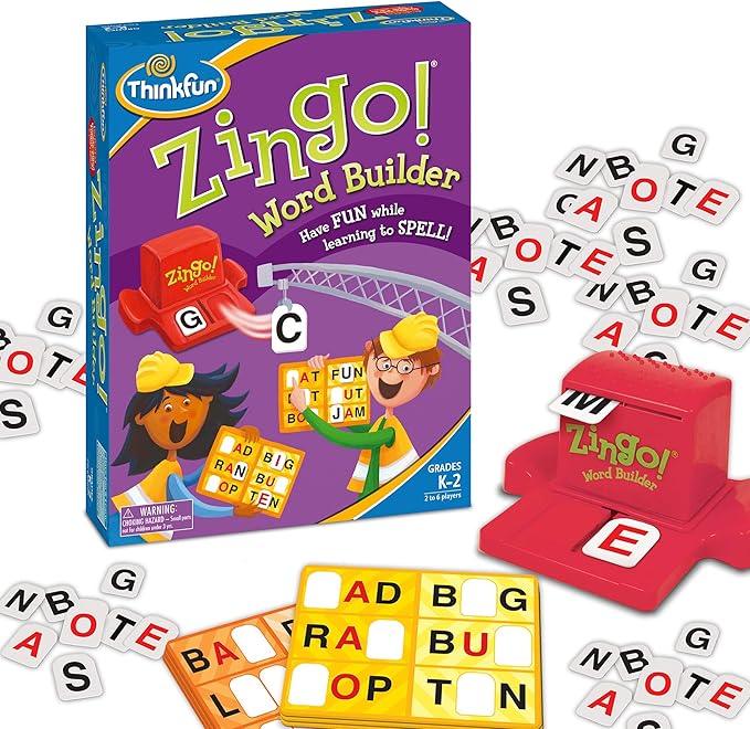 ThinkFun 7706-T Zingo Word Builder Early Reading Game - Award Winning Game for Pre-Readers and Early Readers by Unknown