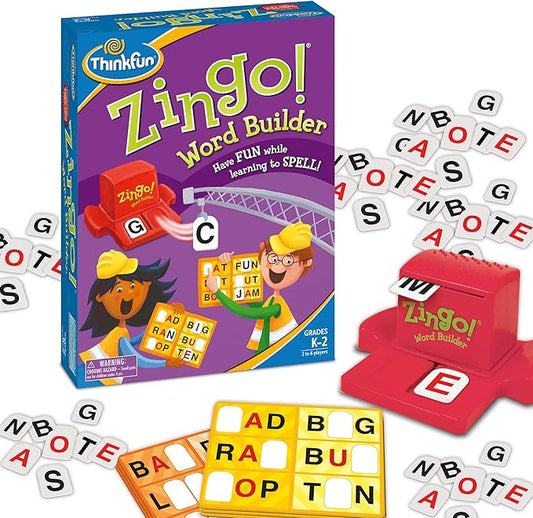 ThinkFun 7706-T Zingo Word Builder Early Reading Game - Award Winning Game for Pre-Readers and Early Readers by Unknown