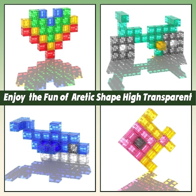 Magnetic Blocks Building Toys Gifts for Kids Aged 3+ Year Old Boys Girls - Image 5