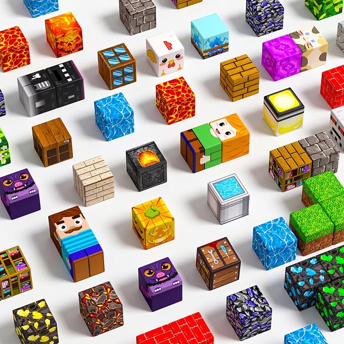 100PCS Magnetic Blocks, Magnetic Building Cubes, STEM Educational Toys - Image 6