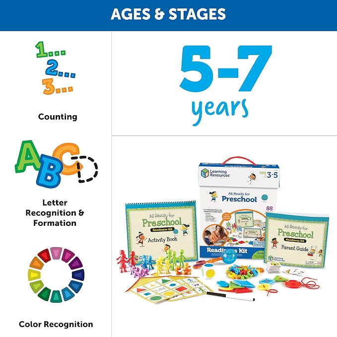 Learning Resources All Ready For Preschool Readiness Kit - Image 6
