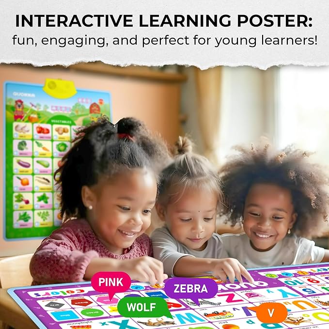 Alphabet Poster Educational Toy for 3-4 Year Old - ABC Learning Chart - Image 6
