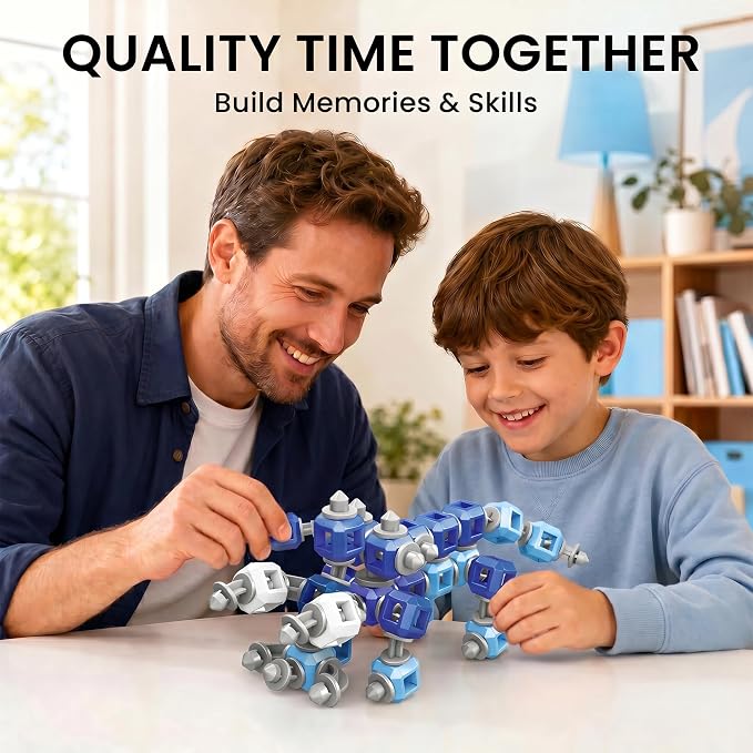 Creative 3-in-1 Robot STEM Toys for 4 5 6 7 8+ Year Old Kids Birthday Gifts - Image 4