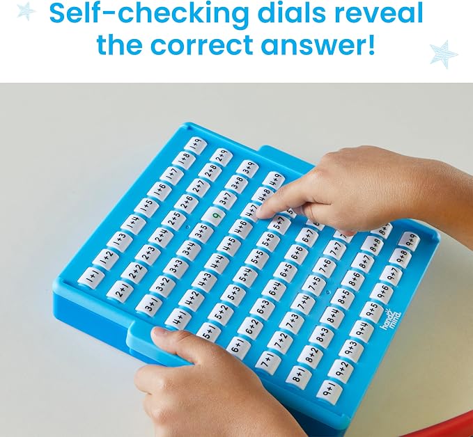 hand2mind Addition Practice Board, Math Facts Games, Number Games, Math Manipulatives Kindergarten, Educational Toys, Kids Learning Toys, Math Centers for Classroom, Preschool Learning Activities - Image 4