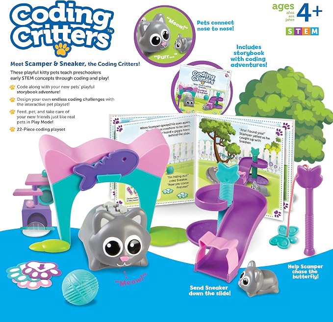 Learning Resources Coding Critters Scamper & Sneaker - Image 6