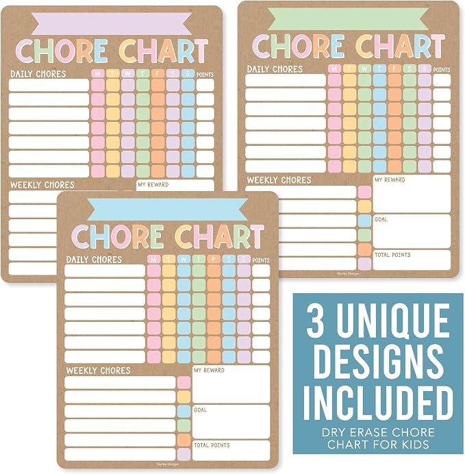 Magnetic Chore Chart for Kids Multiple Kids Chore Board for Home and School - Image 3