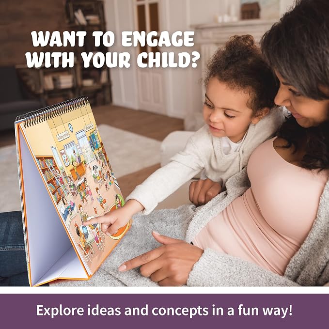 Picture Book and Emotion Cards, Picture Story Cards, Social Emotional Learning Activities, Autism Homeschooling, Educational Busy Book, Speech Therapy Materials (WH Question Flipbook) - Image 5