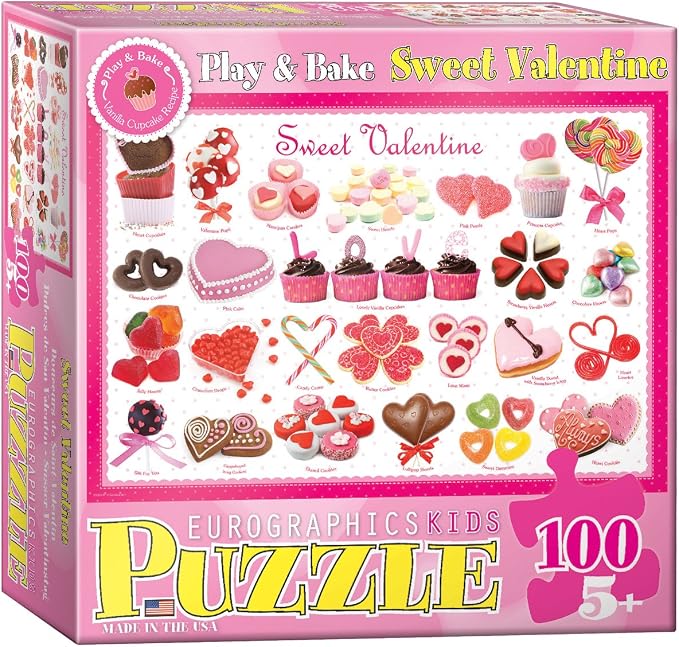 Sweet Valentine Puzzle, 100-Piece by EuroGraphics