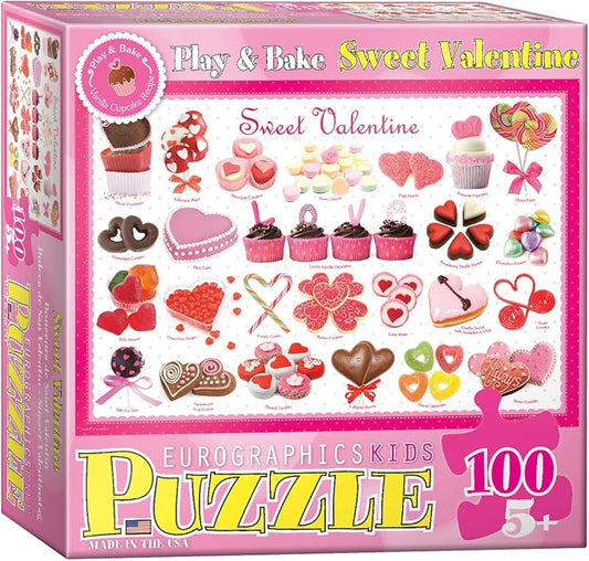 Sweet Valentine Puzzle, 100-Piece by EuroGraphics