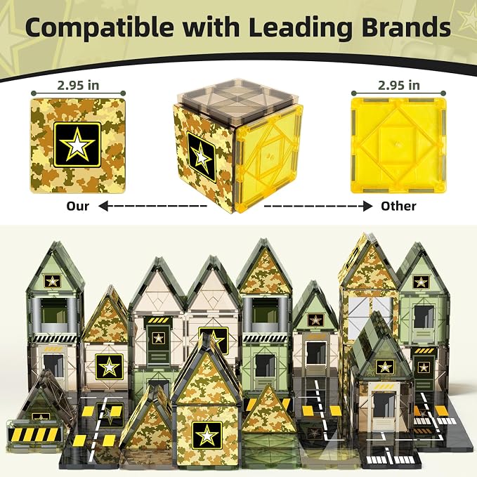 GobiDex Magnetic Building Blocks Army Toys - Image 3
