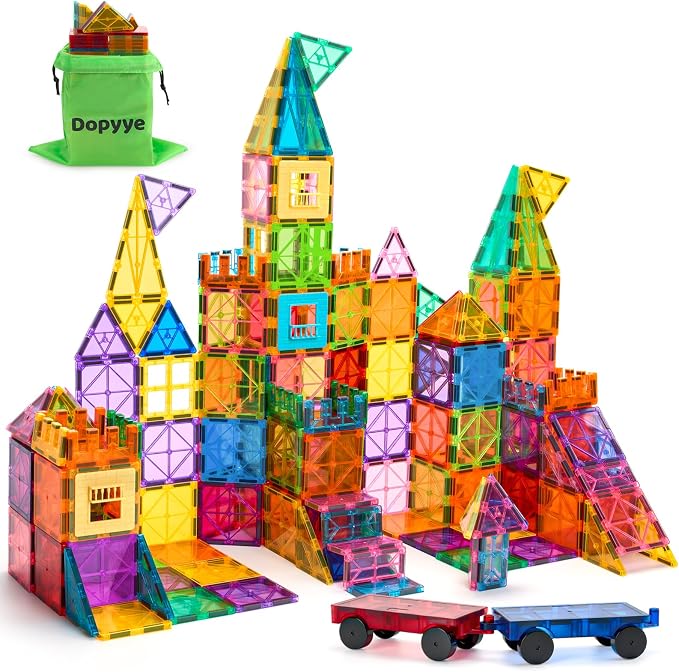 Dopyye 100 PCS Magnetic Building Tiles, Magnetic Block for Kids by Unknown