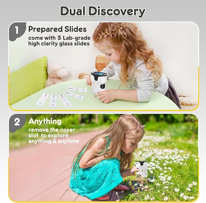 Kids Digital Microscope Science Gift: Complete STEM Toy Kit for Ages 4-12 - Image 5